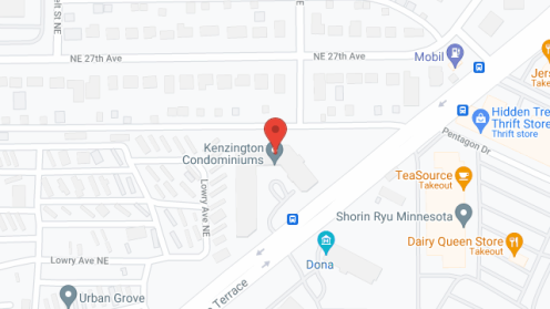 Map of the neighborhood around Kenzington Condominium Mgmt