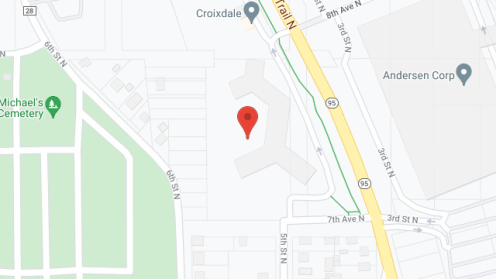 Map of the neighborhood around Croixdale Residence and Aprtmnts