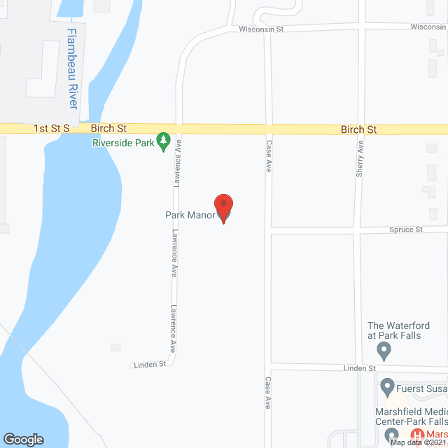 Park Manor in google map