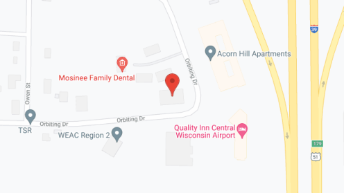 Map of the neighborhood around Traditions at Cedar Ridge Mosinee