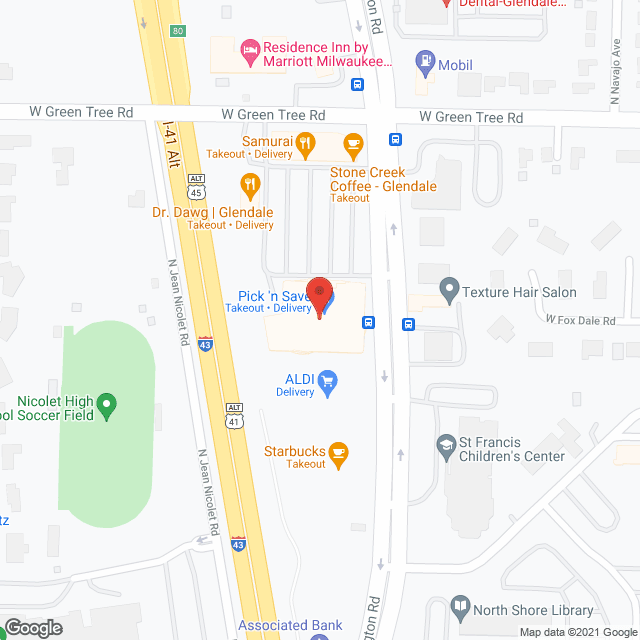 Shores Transitnl Care & Rehab in google map