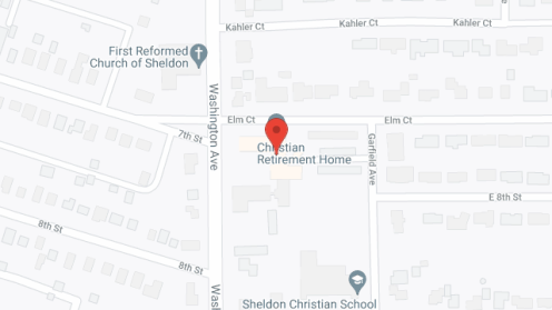 Map of the neighborhood around Christian Retirement Home