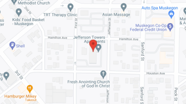 Jefferson Towers Apartments in google map