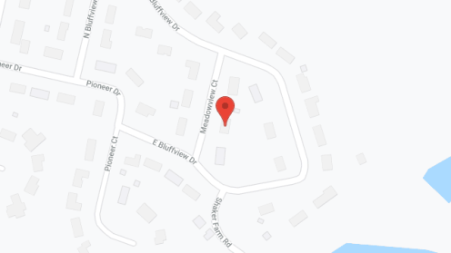 Map of the neighborhood around Meadowview Homes