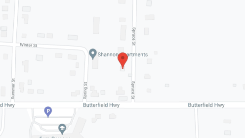 Map of the neighborhood around Shannon Apartments