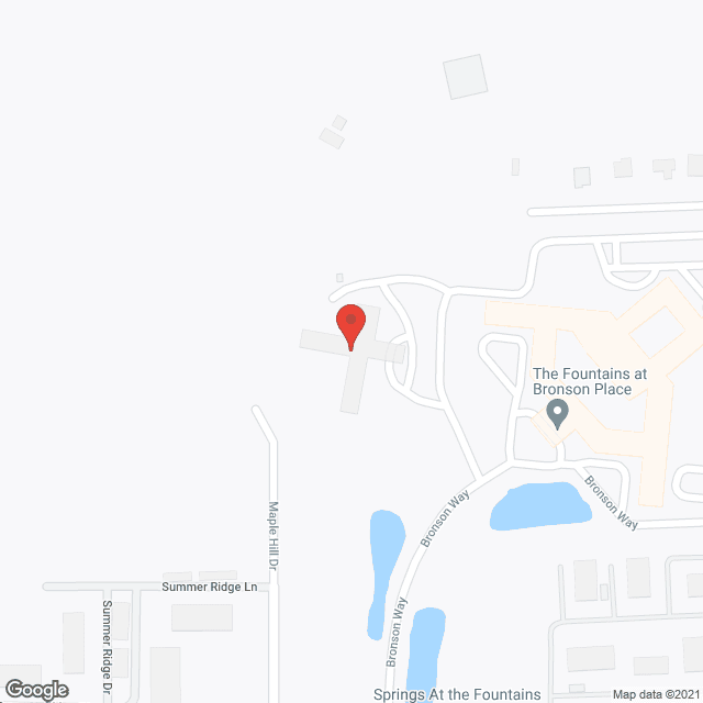Bronson Place Care Ctr in google map