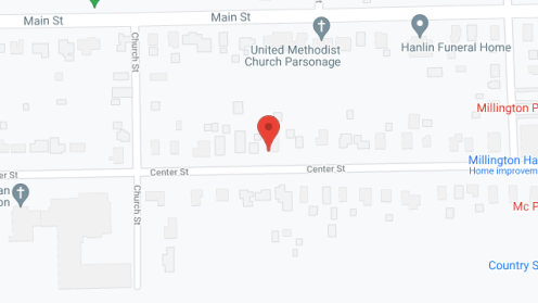 Map of the neighborhood around Jensen House