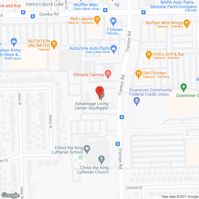 Advantage Living Center Southgate in google map