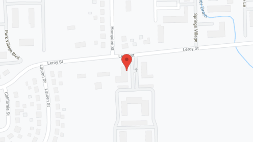 Map of the neighborhood around Terraces
