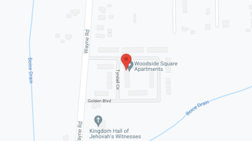 Woodside Square Apartments in google map