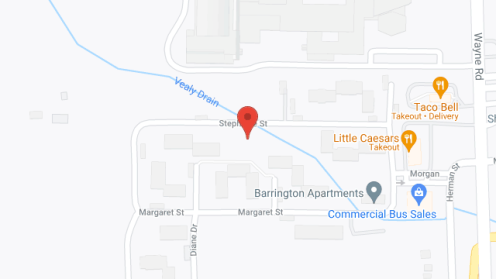 Map of the neighborhood around Morgan Manor Apartments
