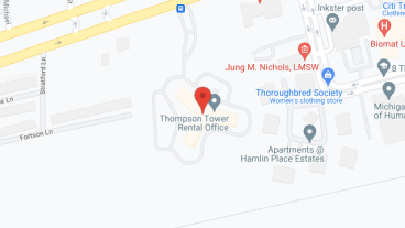 Thompson Tower Rental Office in google map