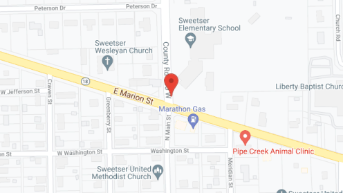Map of the neighborhood around Suite Living