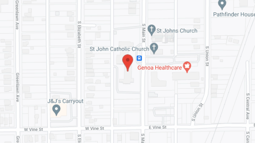 Map of the neighborhood around Lima Towers