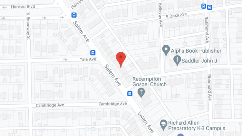 Map of the neighborhood around Marty's Personal Care