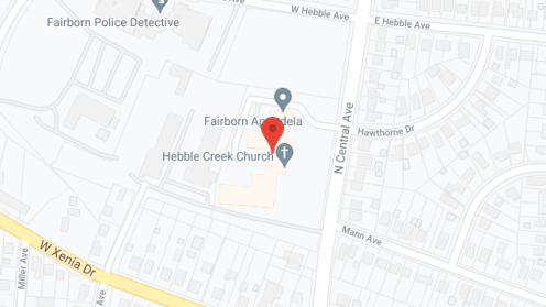 Map of the neighborhood around Fairborn Central Senior Apts