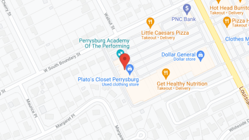 Map of the neighborhood around Louisiana House