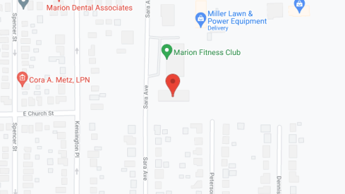 Map of the neighborhood around Brownstone Terrace
