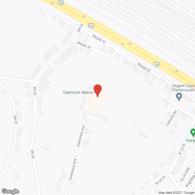 Oakmont Manor in google map