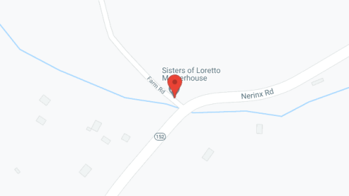 Map of the neighborhood around Sisters of Loretto