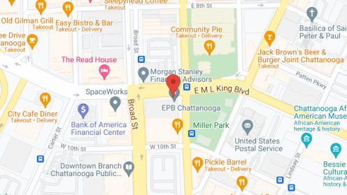 Map of the neighborhood around Eastwood Manor
