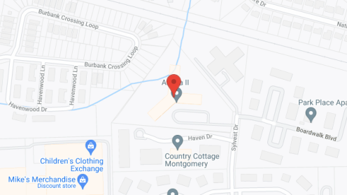 Map of the neighborhood around AHEPA Two