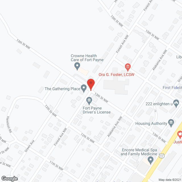 Fountains in google map