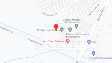 Presbyterian Towers in google map