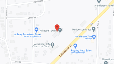Hillabee Towers in google map