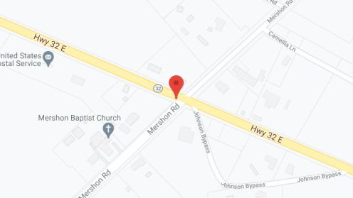 Map of the neighborhood around Potter's House