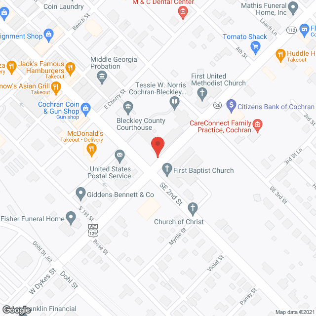 Bryant Nursing Ctr in google map