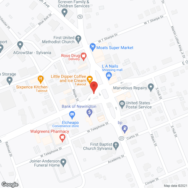 Syl-View Health Care Ctr in google map