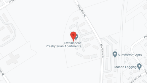 Map of the neighborhood around Swainsboro Presbyterian Apts