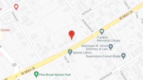 Map of the neighborhood around Retirement Inn