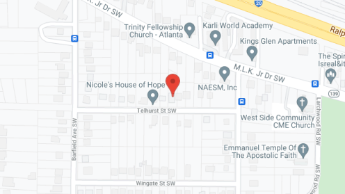 Map of the neighborhood around Garden Lake Personal Care Home