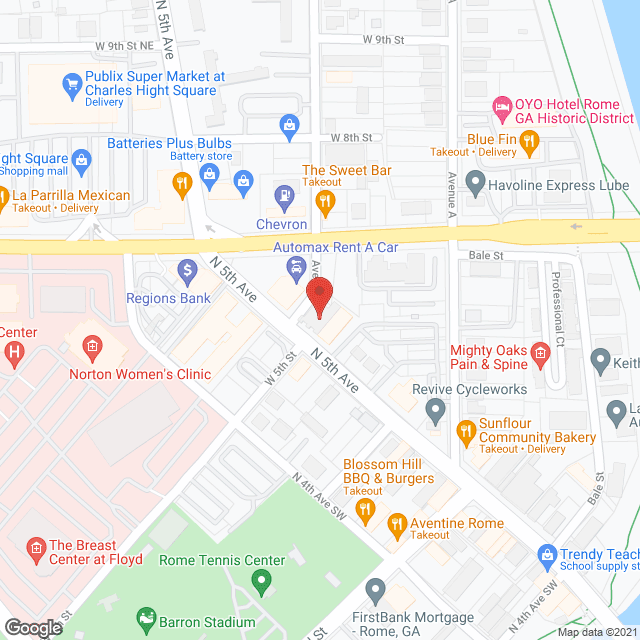 Fifth Avenue Health Care Ctr in google map