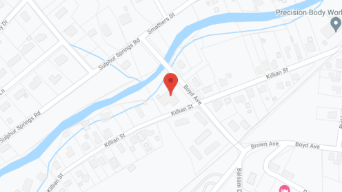 Map of the neighborhood around Creekside Villas