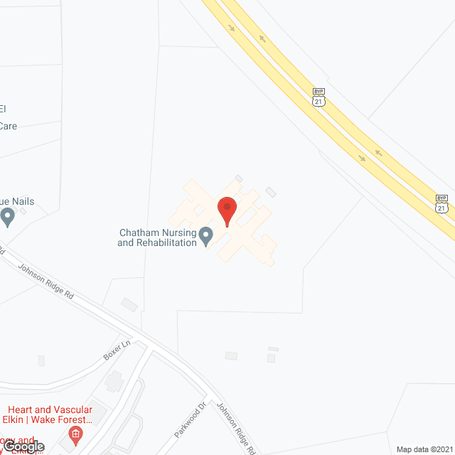 Chatham Nursing and Rehab in google map