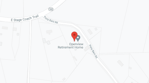 Map of the neighborhood around Openview Retirement Home