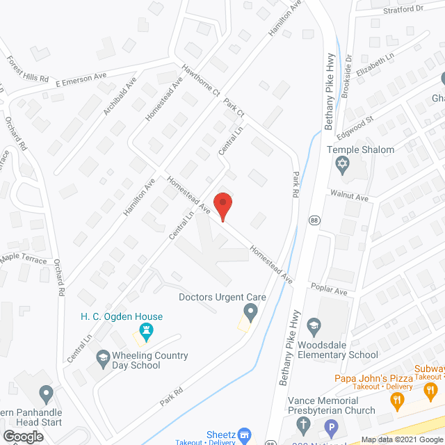 Peterson Rehabilitation Ctr in google map