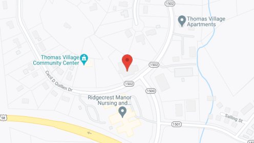 Map of the neighborhood around Kingston Center