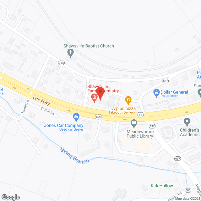 Meadowbrook Nursing Ctr in google map