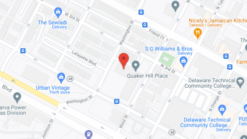 Map of the neighborhood around Quaker Hill Place