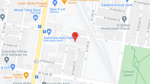 Map of the neighborhood around Fannie Wilson Home