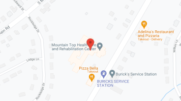 Mountain Top Senior Care And Rehabilitation C in google map