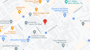 Washington Square Apartments in google map