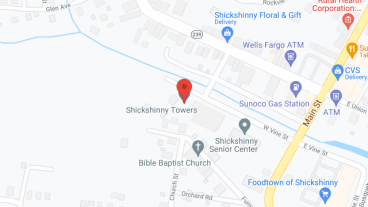 Shickshinny Towers in google map