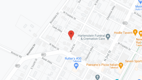 Map of the neighborhood around Always Better Care