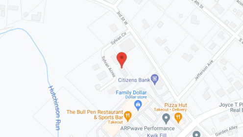 Map of the neighborhood around Sylvan Acres Apartments
