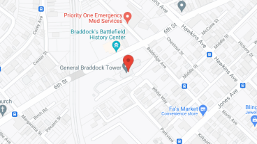 General Braddock Towers in google map
